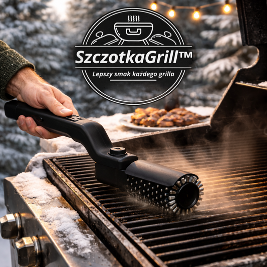 SzczotkaGrill™ – Błyskawicznie Usuwa Tłuszcz i Przypalenia, Grill Jak Nowy w Kilka Minut